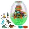 Zestaw Kreatywny Terrarium z Dinozaurami Lampka Nocna Sterowanie Głosem DIY