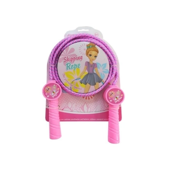 Skakanka Sznurkowa Dla Dzieci Gra Zręcznościowa Różowa