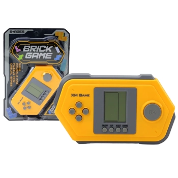 Gra Konsola Elektroniczna Tetris Brick Game Szaro - Żółta