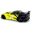 Auto Sportowe Wyścigowe R/C 1:18 Corvette C6.R Żółty 2.4 G Światła
