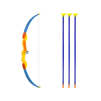 Zestaw Strzelecki Łuk Sportowy Tarcza Strzały Pomarańczowy