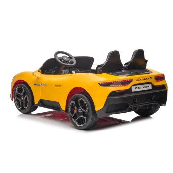 Auto Na Akumulator Maserati MC20 Żółte