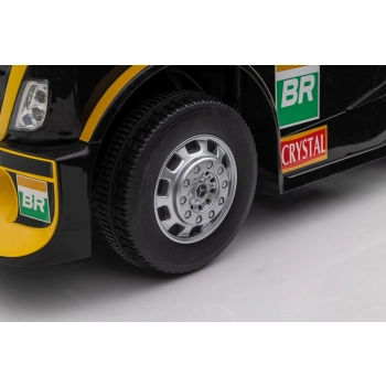 Auto Na Akumulator Mercedes + Naczepa XMX622B Zółty LCD