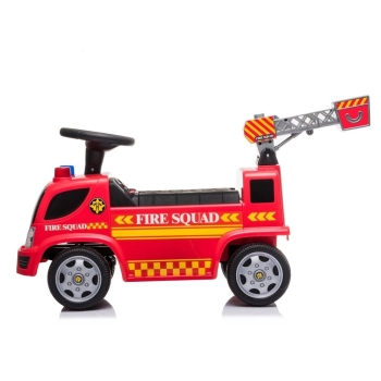 Pojazd Jeździk Straż Pożarna Drabina Bańki Mydlane Dźwięki Koguty