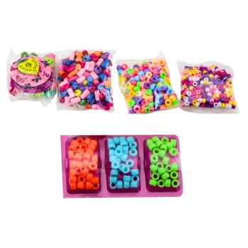 Zestaw Koralików W Słoiku Do Tworzenia Biżuterii 3w1