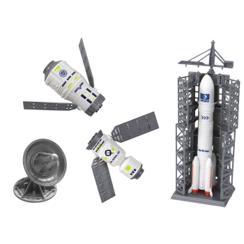 Zestaw Kosmiczny Misja Kosmiczna Rakieta Statek Kosmiczny 8 ele.