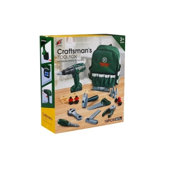 Plecak Majsterkowicza Zestaw Narzędzi Wiertarka