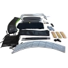 Trampolina LEAN Sport Max 10ft Czarno-Zielona