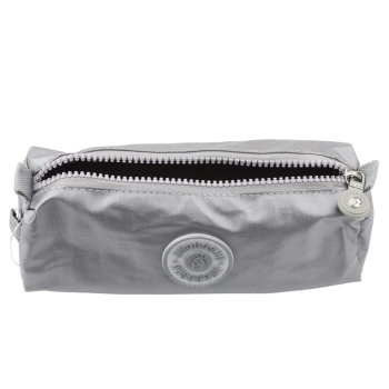 Piórnik Szkolny Organizer Jednokomorowy Szary 21,5cm