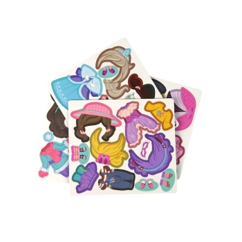 Magnetyczna Układanka Książka Przebieralnia Kostiumy