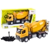Ciężarówka Betoniarka Żółta Napęd Frykcyjny Światło i Dźwięk