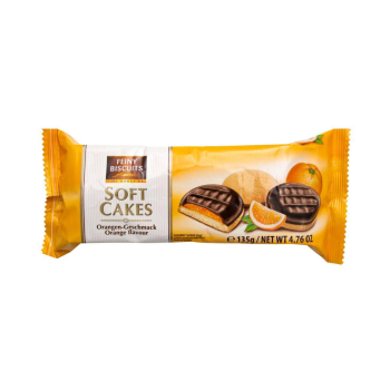 Feiny Biscuits Biszkopty z Galaretką Pomarańczową Oblane Czekoladą 135 g