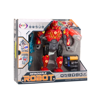 Robot Do Skręcania Broń Wiertarka Śrubokręt Światła Dźwięk Czerwony