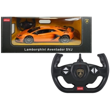 Auto R/C Lamborghini Aventador Rastar 1:14 Pomarańczowy