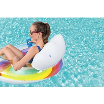 Dmuchane Koło Do Pływania 107 cm Tęczowe Bestway 43647