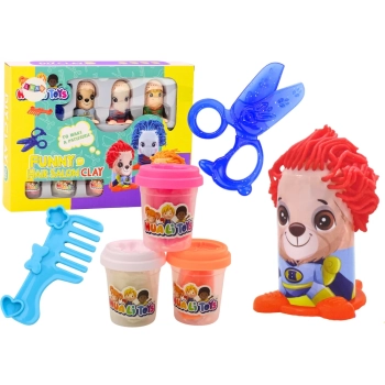 Zestaw Kreatywny Ciastolina Ludziki Salon Fryzjerski Akcesoria