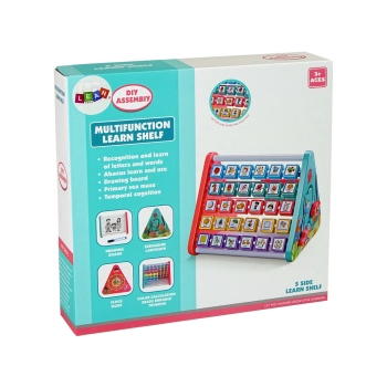 Edukacyjna Półka Trójkąt Liczydło Litery Przedmioty Zwierzęta