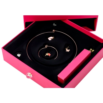 Zestaw Do Robienia Biżuterii DIY Koraliki Zawieszki Szkatułka 1267 ele.