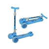 Hulajnoga Balansowa Trójkołowa Świecące Koła Niebieska Krokodyl