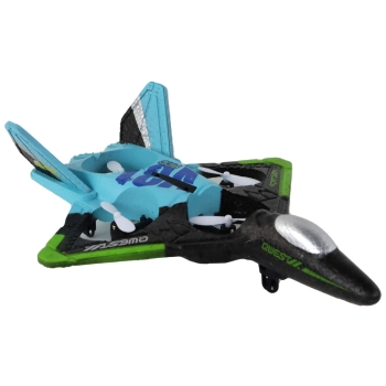 Samolot Myśliwiec R/C Kolorowe Światła Niebieski
