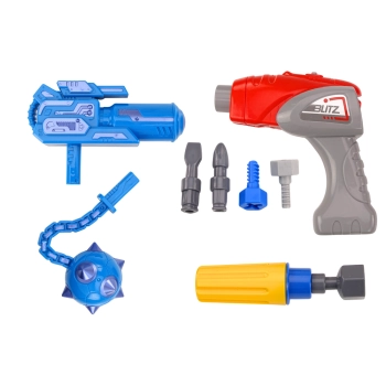 Robot Do Skręcania Broń Wiertarka Śrubokręt Światła Dźwięk Żółty