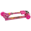 Hulajnoga Trójkołowa Różowa Świecące Koła LED Dla Dziewczynki