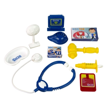 Zestaw Lekarski W Walizce Doktor Stetoskop Strzykawka