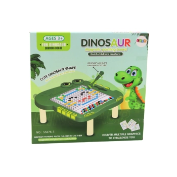 Tablica Magnetyczna Edukacyjna Dinozaur Pad Układanka Zielona