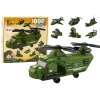 Zestaw Klocków Helikopter Wojskowy Militarny Zielony 1000 El