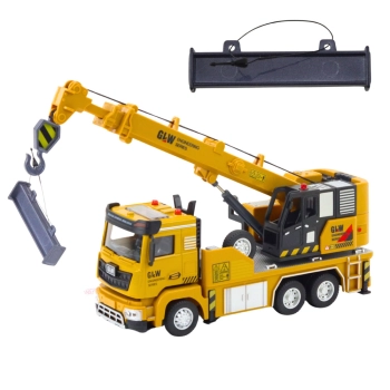 Ciężarówka Dźwig Pojazd Budowlany Żółty