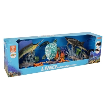 Zestaw Zwierząt Morskich Ruchome Elementy