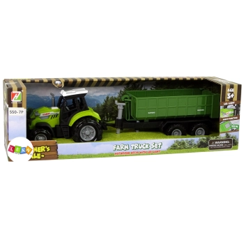 Traktor Odpinana Przyczepka Farma Dźwięk Zielony