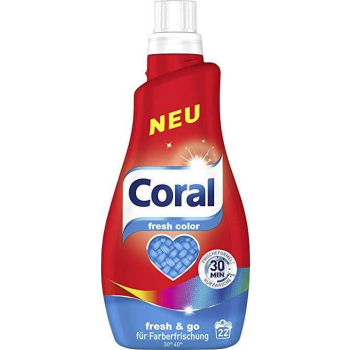 Coral żel do prania tkanin kolorowych 22 prania