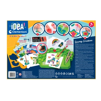 Idea Art Laboratorium Ozdób Kamyczki Modne Naklejki 3D Clementoni 18742