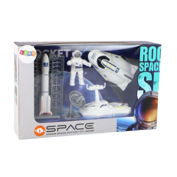 Misja Kosmiczna Zestaw Kosmos Rakieta Astronauta Statek Kosmiczny 5 ele