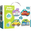 Puzzle - Baby Classic - Pojazdy transportowe - Samolot Statek Auto Pociąg - Trefl 36075