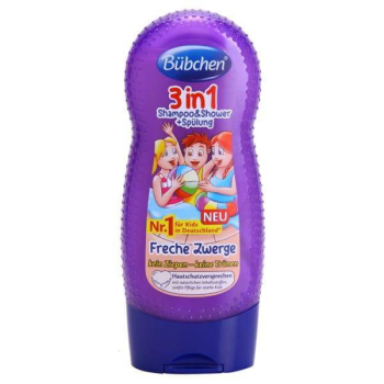 Bubchen 3 w 1 zel do mycia, szampon i balsam 230 ml