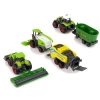 Zestaw 6 Pojazdów Rolniczych Traktor Kombajn Metalowe Elementy