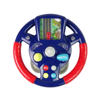 Kierownica Dla Dzieci Symulator Jazdy Efekty Dźwiękowe Świetlne
