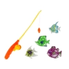 Zestaw Gra Zręcznościowa Łapanie Rybek Wędka 4 Sztuki