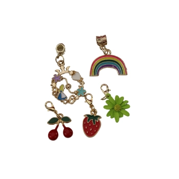 Zestaw Do Robienia Biżuterii DIY Koraliki Zawieszki Szkatułka 1267 ele.