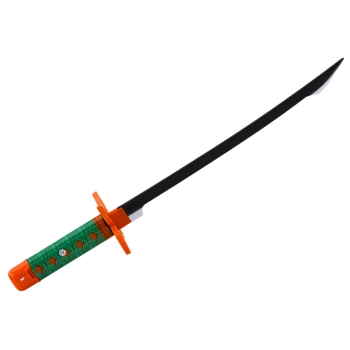 Miecz Samurajski Nichirin Na Baterie Wygodna Rękojeść Zielony Dźwięk