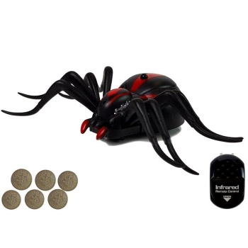 Czarny Pająk Zdalnie Sterowany Pilot R/C