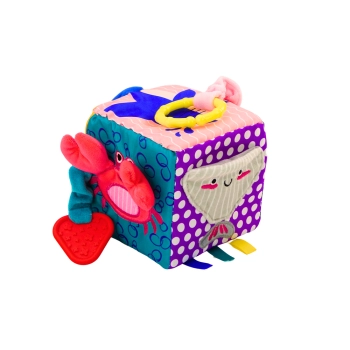 Kostka Sensoryczna Morskie Zwierzęta Szeleszcząca Interaktywna Edukacyjna