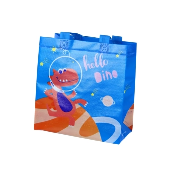 Torba Prezentowa Dinozaur Niebieska 23cm x 21,5cm x 11cm