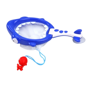 Zabawki Do Kąpieli Sitko Kosz 2w1 Rekin Rybki z Glonami