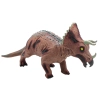 Duża Figurka Dinozaur Triceratops Dźwięk 36 cm Brązowy