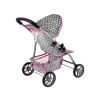 Wózek Dla Lalek Spacerówka Różowy Gwiazdki