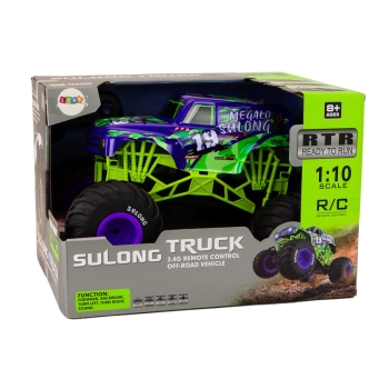 Auto Terenowe Zdalnie Sterowane 2.4G RC 1:10 Ghost Fioletowy