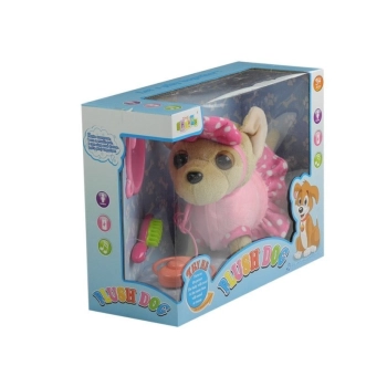 Interaktywny Piesek Na Smyczy + Akcesoria Kokardka